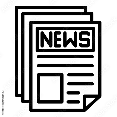 News   Icon Element For Design
