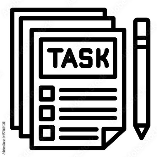 Task   Icon Element For Design

