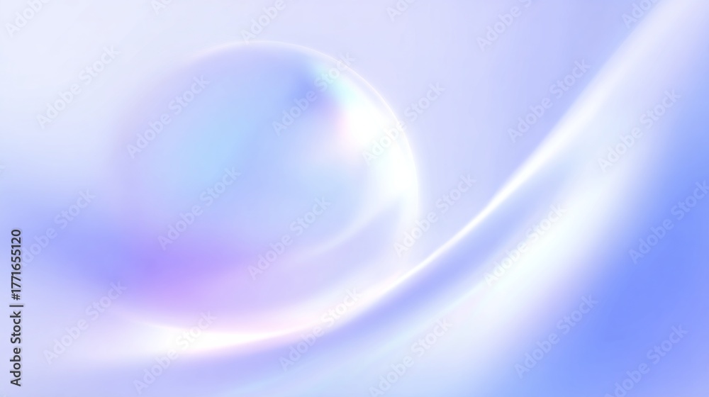 Obraz premium Ethereal abstract background features soft, glowing light and fluid, curved shapes