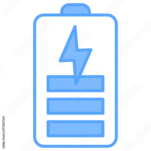 Power Cell Blue Icon