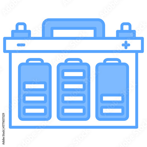 Battery Blue Icon