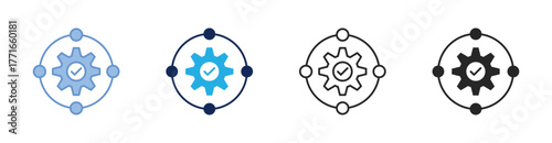 Setting Icon Collection Featuring Multiple Styles