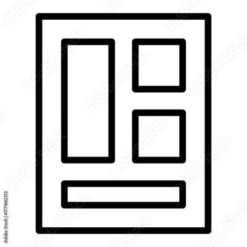 Template Outline Icon