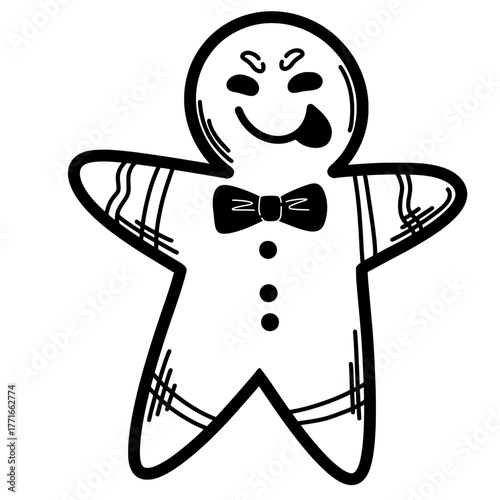 Christmas Gingerbread Doodle