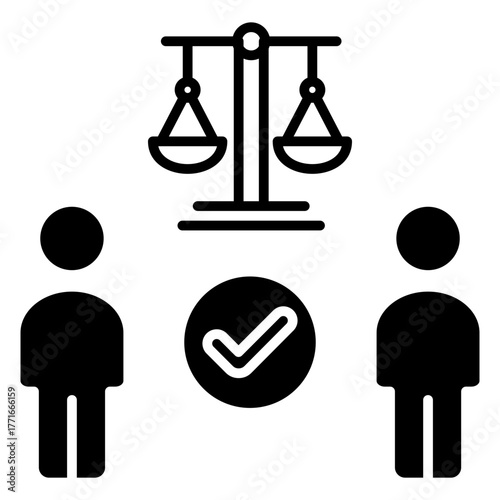 Human Rights Outline Icon
