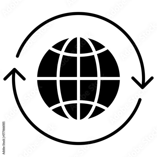 Global Outline Icon