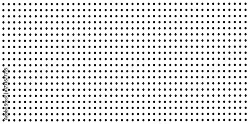 Halftone dots pattern background. Monochrome dot textures. Abstract black and white dots. Line dots. Simple vintage and retro illustration design.