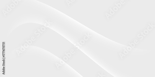White cloth background abstract with soft waves.