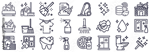 Cleaning and Hygiene Icons A Comprehensive Set