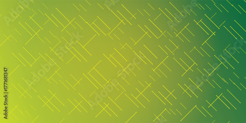 Abstract geometric background with a diagonal linear pattern over a vibrant lime to dark green gradient.
