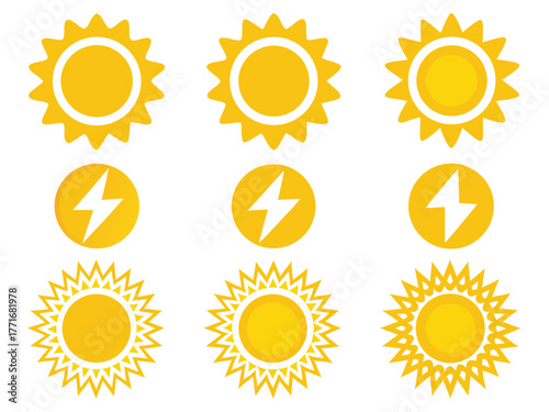 Featuring Sustainable Energy Stylized Sun Stunning Professional Photo