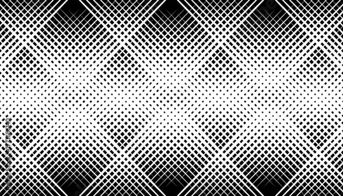 Black and white abstract transition pattern with geometric shapes for modern background and jersey design. Fully editable vector element. Vector Format Illustration 