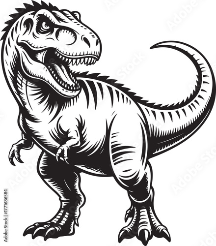 Tyrannosaurus Rex Dinosaur Predator Extinct Jurassic Prehistoric Era Creature Carnivore