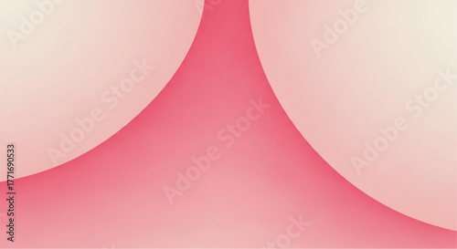 Elegant and artistic pink gradient shape. Seamless, aesthetic design of gentle pink curves. Capturing a minimalist and modern design. vector illustration
