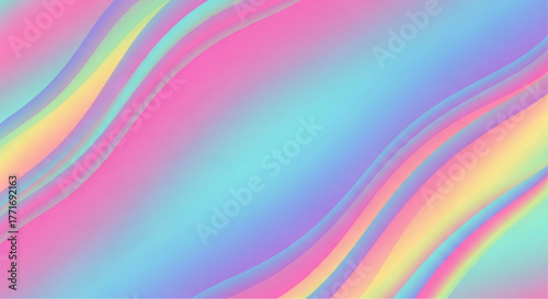 An abstract, multicolored fluid background featuring flowing curves and a gradient effect, perfect for various design uses, bringing a dynamic and modern touch. vector illustration