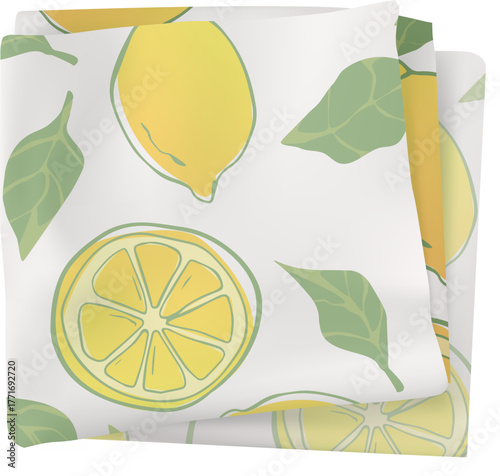Lemon Print Cloth