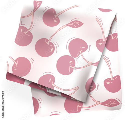 Cherry Print Fabric