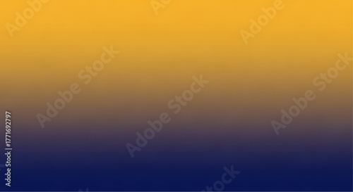 A smooth, dynamic gradient blending from vibrant gold to a deep, sophisticated navy creating a sense of depth and visual interest.  vector illustration