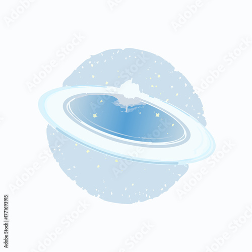 Flat lay assortment of creative paper planets
1