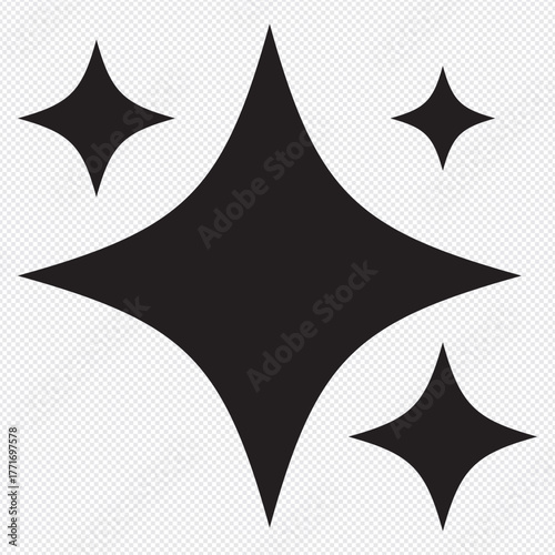 Ai generated icon. Generative AI logo icon. Generate icon. AI stars icon. Computer help assistant. Vector illustration.