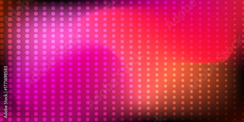 LED Screen Displaying an RGB Dot Pattern