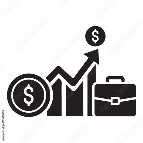 finance icon vector