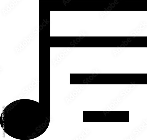 musical notes, treble clef, sheet music symbols, music notation, musical iconography, black and white icons, minimalist design, graphic elements