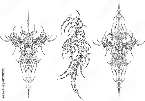 Cybersigilism Tattoo Design