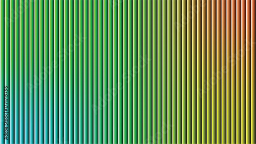 Vibrant abstract geometric shapes with glowing neon outlines and bold color contrasts