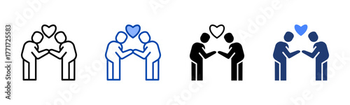 Courtesy icon set multiple style collection