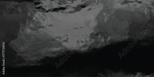 Dark abstract smoky texture with swirling grey and black tones creating a dramatic and mysterious atmospheric background for design elements