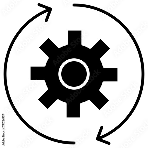 Electrical Glyph Icon