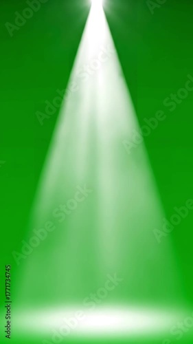 Sci-Fi Spotlight Glow with isolated on green screen distortion, overlay, glitch, static noise, scan lines black background, 4k animated video loop