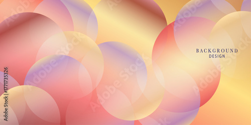 Abstract background soft gradient shapes and colors flowing smoothly