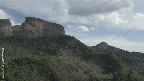 Mountain Countryside Rural Houses Baú Rock São Bento Do Sapucaí São Paulo Brazil South America Climbing Points Travel Tourism Adventure Landscape Nature Valley Hilltop Scenic Destination Horizon Outdo