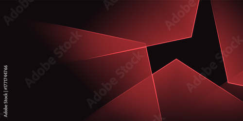 Abstract red polygon elegant background vector illustration, banner business product present. suit for banner, web, presentation