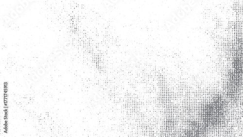 Abstract halftone vector texture with organic ink print overlay design. Vintage halftone grunge texture overlay with splattered monochrome pattern. 