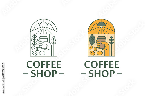 coffeeshop logo design brand identity