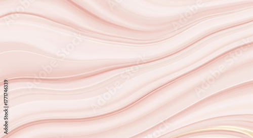 Abstract Swirls of Pink and White