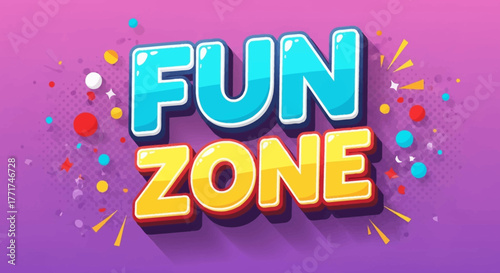 Fun Zone font effect