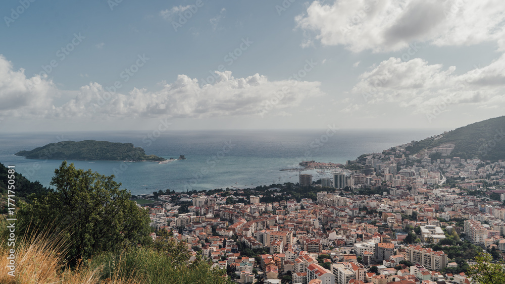 Fototapeta premium Budva Montenegro 09012025