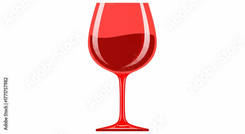 Sip rich red wine in a classic elegant glass, perfect for celebrations or a relaxing evening.