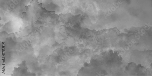 Light Grey and White Abstract Texture. Smoky Grey and White Minimal Background. cloudscape of rain and storm clouds 3d illustration transparent background clip art. Grey storm clouds .
