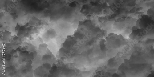 Light Grey and White Abstract Texture. Smoky Grey and White Minimal Background. cloudscape of rain and storm clouds 3d illustration transparent background clip art. Grey storm clouds .
