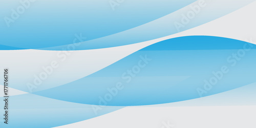 Abstract blue waves background. Vector Illustration modern simple nice
