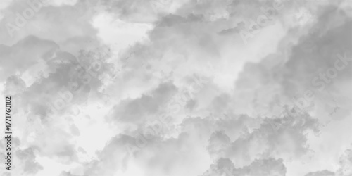 Light Grey and White Abstract Texture. Smoky Grey and White Minimal Background. cloudscape of rain and storm clouds 3d illustration transparent background clip art. Grey storm clouds .

