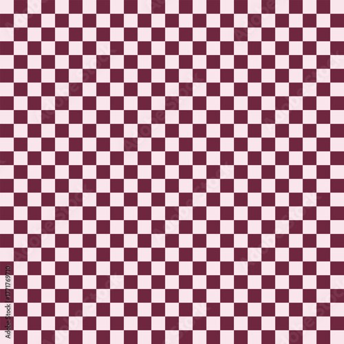Mulled Wine Checkered Pattern. Burgundy & Rose Mist Seamless Plaid Digital Background for Christmas Decor, Winter Clothing Fabric, Holiday Invitations, Scrapbook & Textile Design
