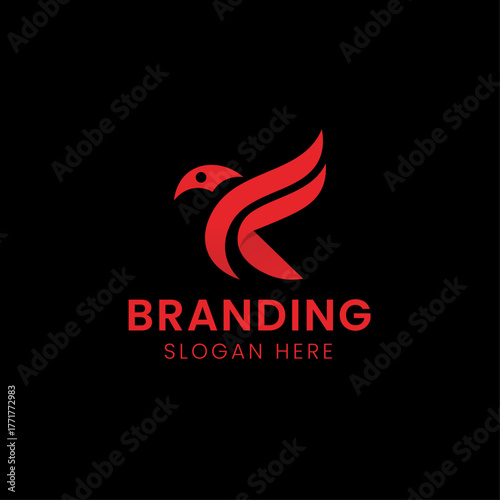 Flying Eagle Bird Logo Design