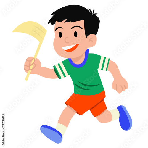 Flag Sprint Relay Kids