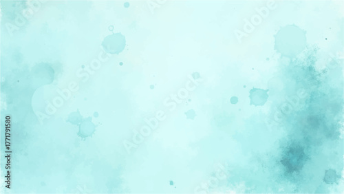 Abstract soft pastel watercolor with gentle shades of light cyan and white blending seamlessly. Smooth gradients and subtle cloud-like transitions. Calm, airy, and minimalistic, evoking , tranquility.